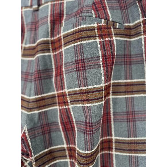 Express Columnist Ankle Pants Womens Size 18R Plaid Pockets Mid Rise Preppy - Picture 6 of 10